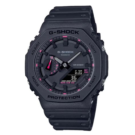 RELOJ CASIO G SHOCK GA 2100P 1A BLACK PINK Unitime Argentina