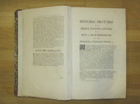 Histoire Militaire Du Prince Eugene De Savoye Du Prince Et Duc De