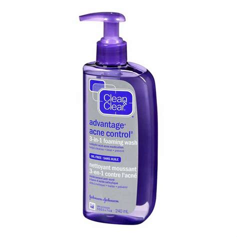 Clean And Clear Advantage 3 In 1 Foaming Acne Wash 240ml London Drugs