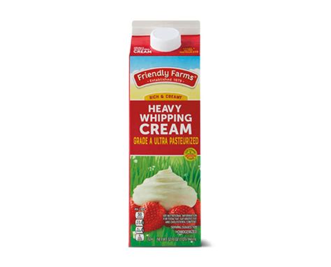 Heavy Whipping Cream 32 Fl Oz Friendly Farms ALDI US