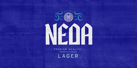 Neda Handcrafted Lager Beers Brand Identity Inspired By The Serenity