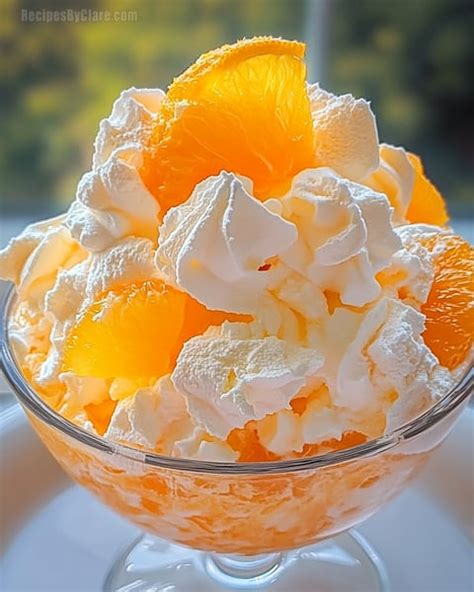 Creamsicle Orange Fluff Recipe Cool Refreshing Dessert Recipes By