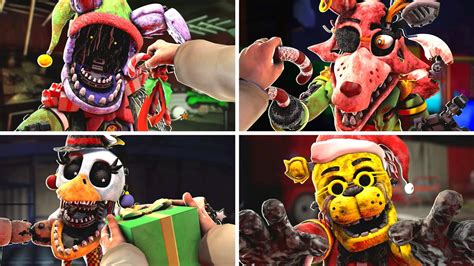 Sfm Fnaf Christmas Withered Counter Jumpscares Youtube