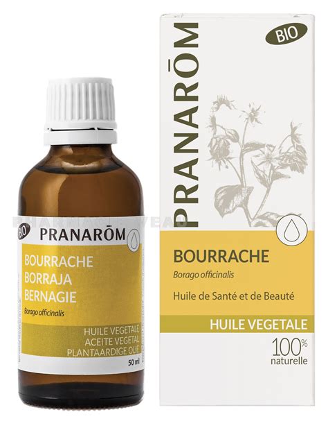 Huile végétale de BOURRACHE BIO 50 ml Pranarom PharmacieVeau