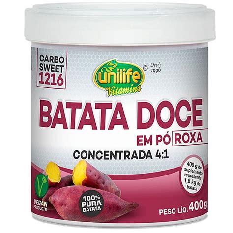 Batata Doce Roxa Em P Pura G Unilife Edin