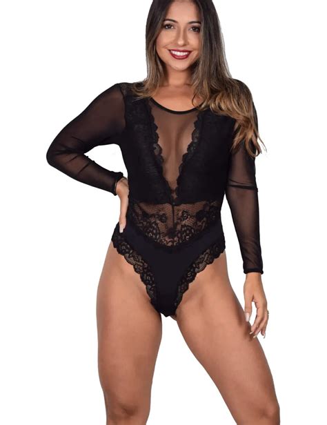 Body Feminino Tj Vip Lingerie