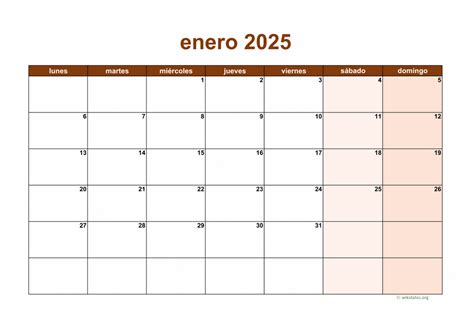 Calendario 2025 Enero Para Imprimir Vicki J Darby