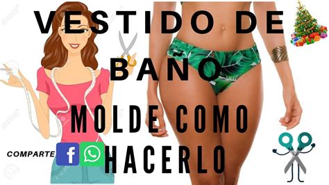 Vestido De Ba O Bikinis Moldes Como Hacerlos Youtube