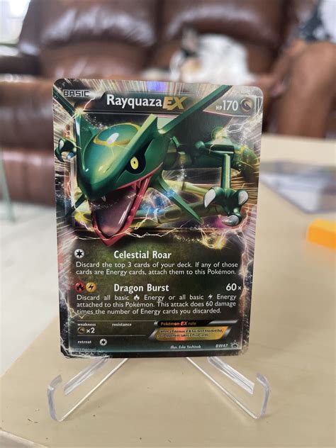 Mavin Rayquaza Ex Ultra Rare 2012 BW47 Promo Pokémon LP Holo Black Star