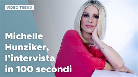 Michelle Hunziker L Intervista In Secondi Mediaset Infinity