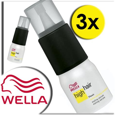 3 X Wella High Hair Flexir Stylingkonzentrat Serum 75ml Ebay