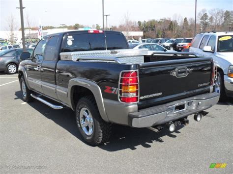 2000 Onyx Black Chevrolet Silverado 1500 Z71 Extended Cab 4x4 45648884