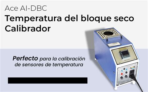 Calibrador De Temperatura De Bloque Seco Rango 50 A 650 C Con