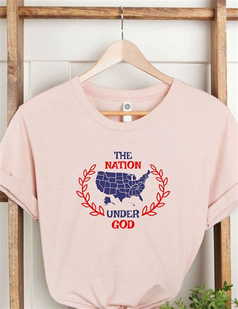 One Nation Under God Shirt Th Of July Shirt American Pride Shirt