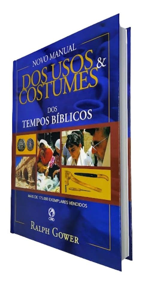 Manual Dos Usos E Costumes Tempos Bíblicos Estudo Teológico Frete grátis