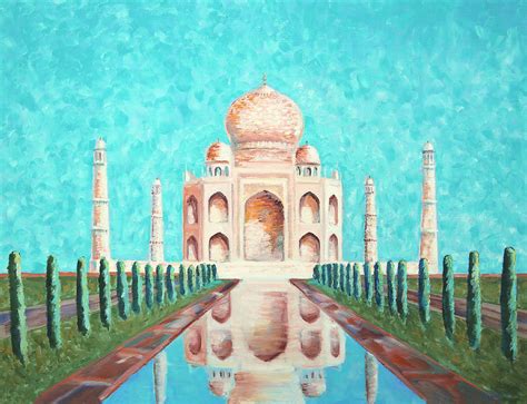 Taj Mahal Painting By Elizabeth Lock Pixels