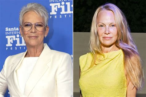 Jamie Lee Curtis Praises Makeup Free Pamela Anderson At Pfw