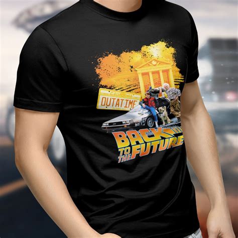 Camiseta Unissex De Volta Para O Futuro Back To The Future Outatime