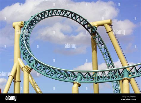 Colossus Roller Coaster At The Thorpe Park Theme Park In Surrey
