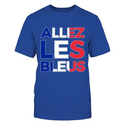 Allez Les Bleus - French Flag | Cotton long sleeve shirt, Long sleeve ...