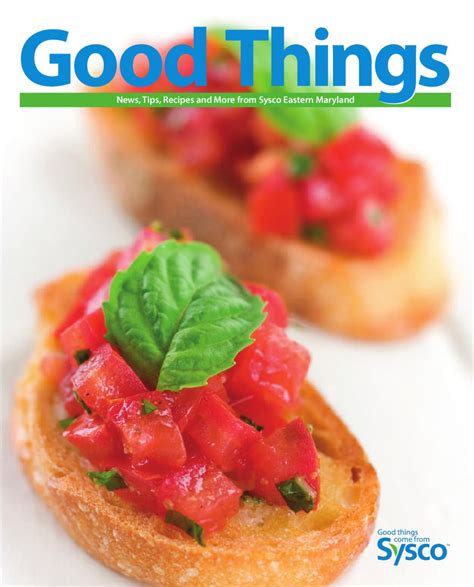 Good Things V2 By Sysco Eastern Maryland Issuu