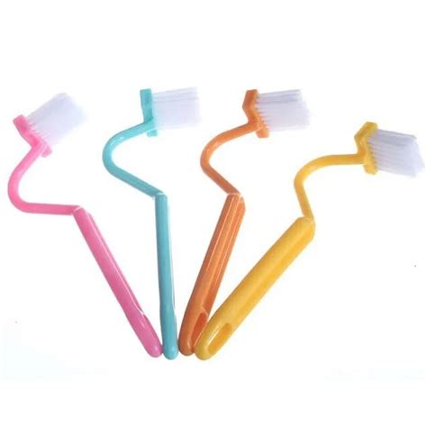 1pcs Shape Toilet Cleaning Brush Portable Toilet Brush Scrubber Curved