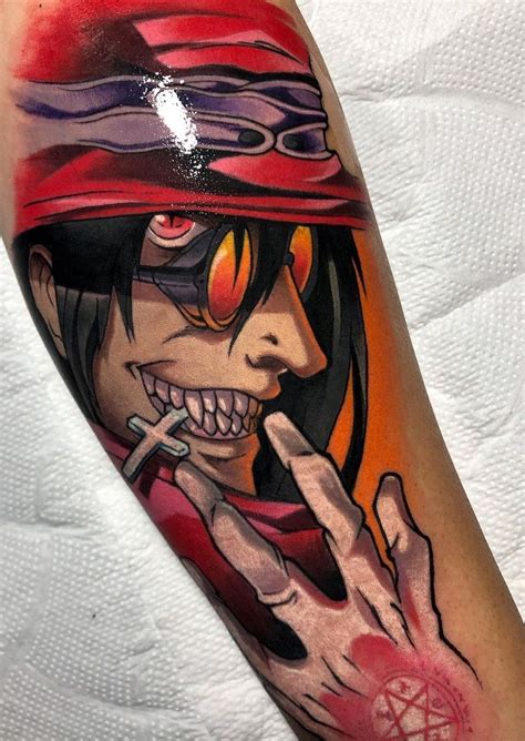 Alucard From Hellsing Tattoo By Dave Vero Ink Artofit