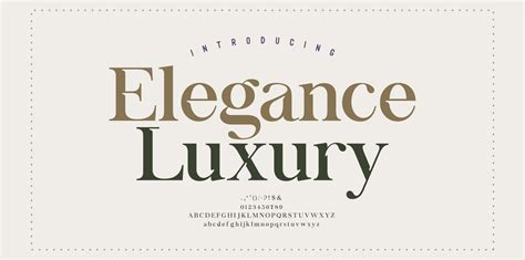 Elegance Luxury Wedding Alphabet Font Typography Elegant Classic