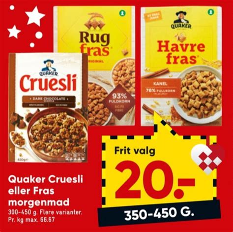 Havrefras Morgenmadsprodukt Tilbud Hos Bilka