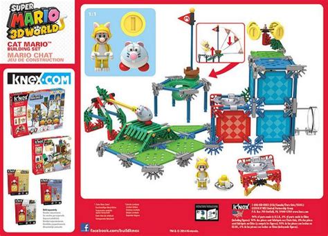 K Nex Super Mario 3d World Cat Mario Building Set Nshop Nshop Game And Hobby