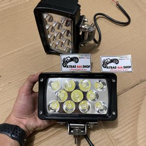 Jual Lampu Sorot Offroad Kotak LED Kap Mesin Tembak Jeep Jimny Taft