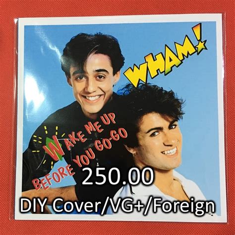 7 Wham Wake Me Up Before You Go Go Vinyl Record Plaka Hobbies And Toys Music And Media Vinyls