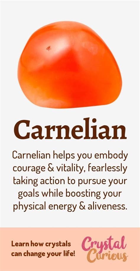 Carnelian Healing Properties And Benefits Crystal Healing Stones