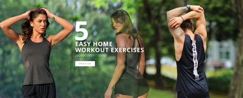 Five Easy Home Workout Exercises Gym Aesthetics