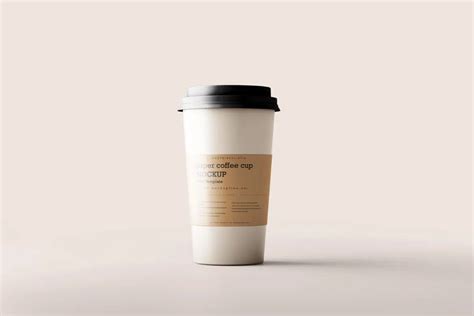 Disposable Paper Coffee Or Juice Cup Mockups Mockup Free