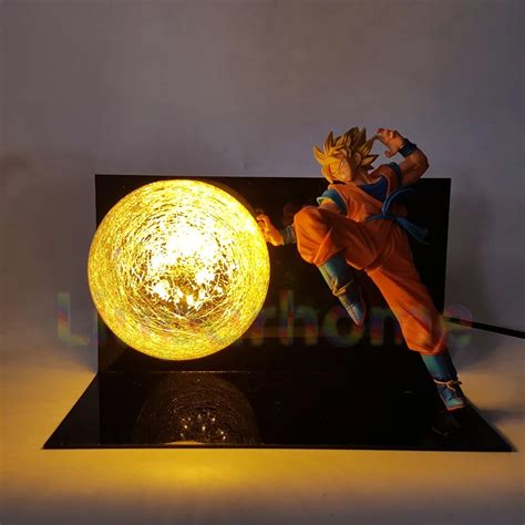 Dragon Ball Z Goku Super Saiyan Fes Led Lighting Lamp Anime Dragon Ball