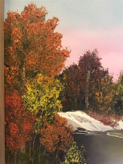 Autumn Splendor Oil Painting Original Painting Bob Ross Etsy