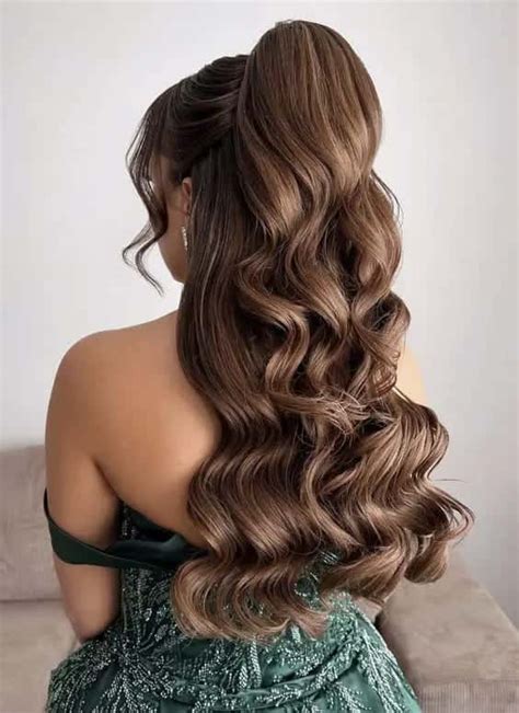 Short Chic Half Up Half Down Wedding Hair Styles Glamour Corner