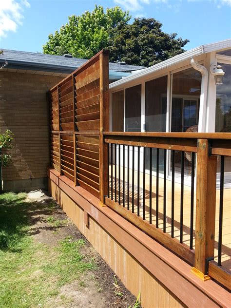 Flexfence Creation By Thommoknockers Custom Decks Louver Extra Privacy