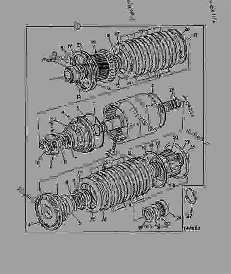 Clutch Reverser Unit Construction Jcb 1400b 4wd Backhoe Loader Usa