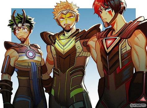 TodoBakuDeku Shouto X Kacchan X Deku BNHA By Hyamotto Xwitter In 2024