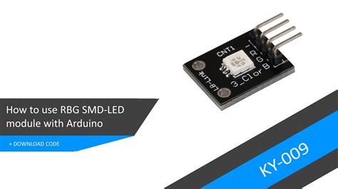 How To Use Rgb Full Color Led Smd Module Ky With Arduino