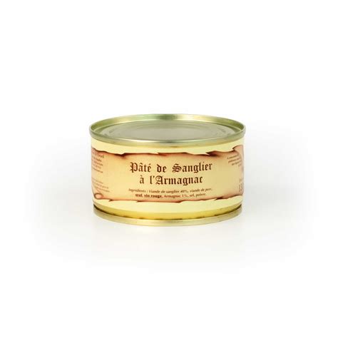 Pâté de Sanglier à lArmagnac Domaine de Favard conserverie familiale