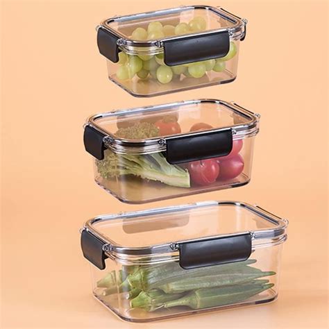 Boîte De Rangement Pour Réfrigérateur Boite Frigo Empilable Avec