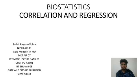 Biostats Coorelation Vs Rregression Difference Between Correlation And