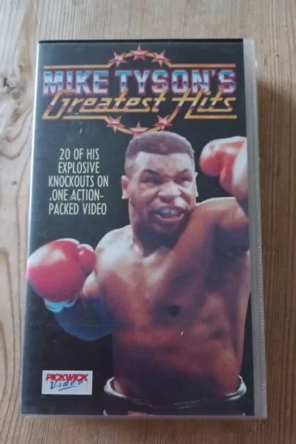 Mike Tyson S Vhs Video Tape Greatest Hits Vhs Picclick Uk