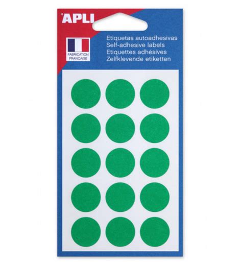 Agipa Sachet De Tiquettes Gommettes De Signalisation Rondes Mm