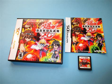 Bakugan Battle Brawlers Nintendo Ds Lite Dsi Xl Ds Ds W Case Manual