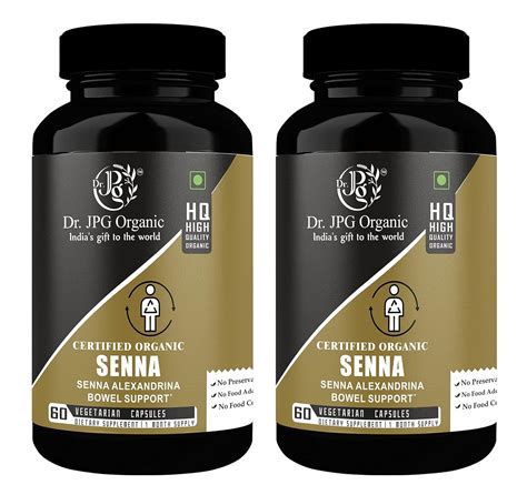 Buy Dr Organic Senna Capsules For Bowel Support Veg Capsules