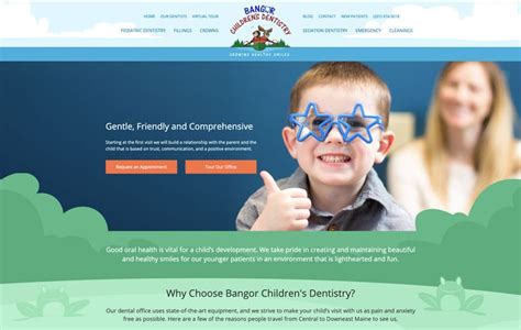 Bangor Childrens Dentistry Links Web Design Bangor Me